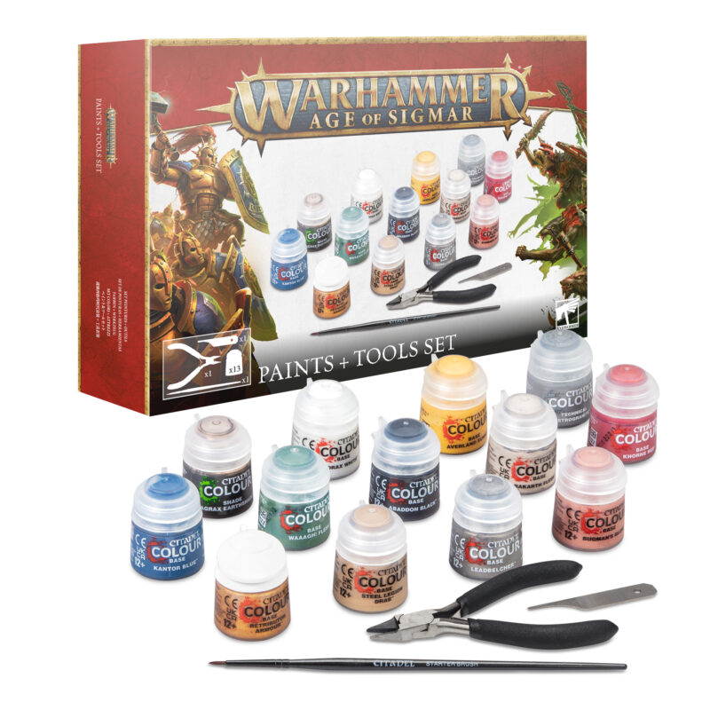 Age of Sigmar: Paint + Tools Set / 80-17