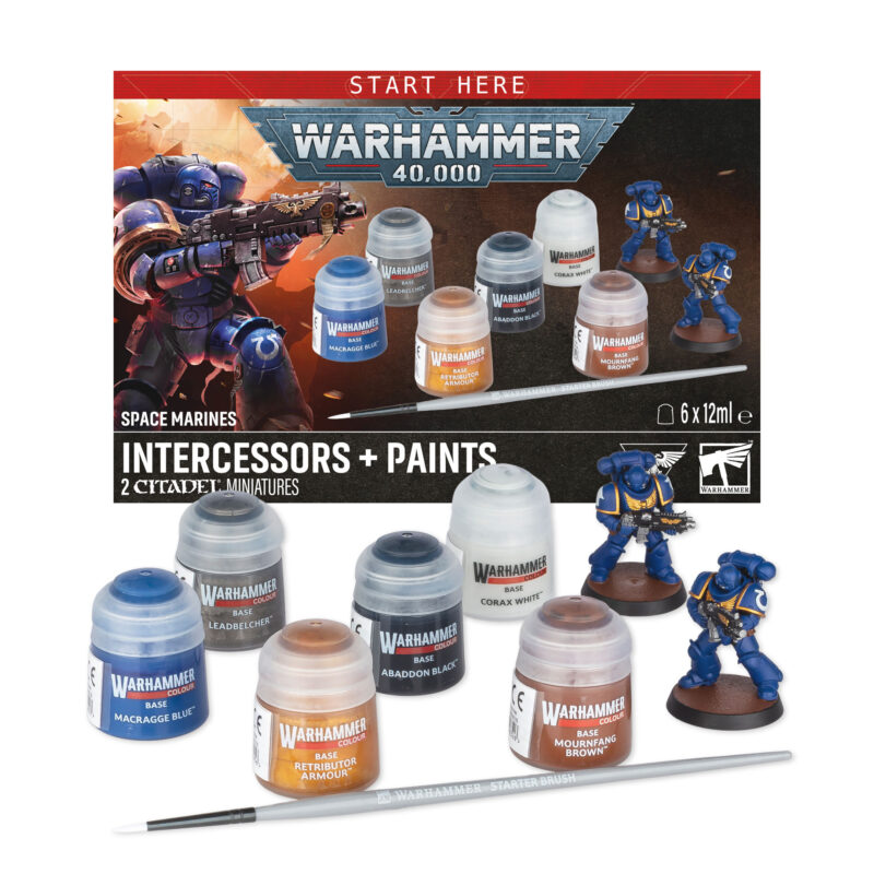 Space Marines: Intercessors Marines + Pinturas / 60-11