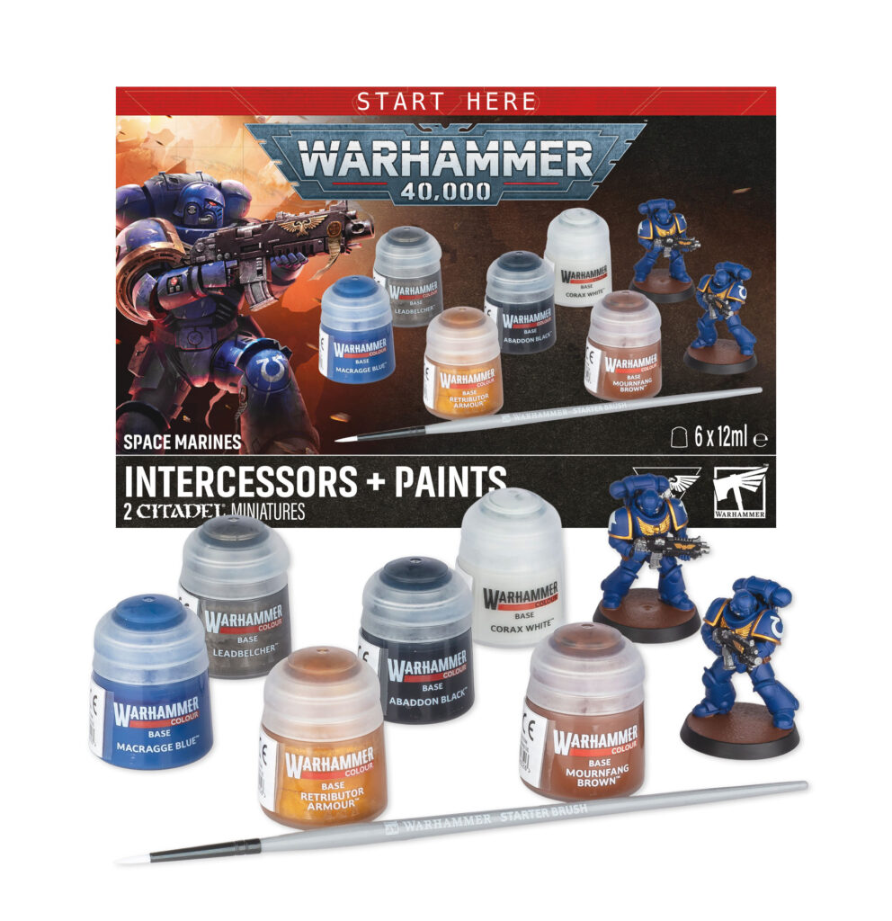 Space Marines: Intercessors Marines + Pinturas / 60-11