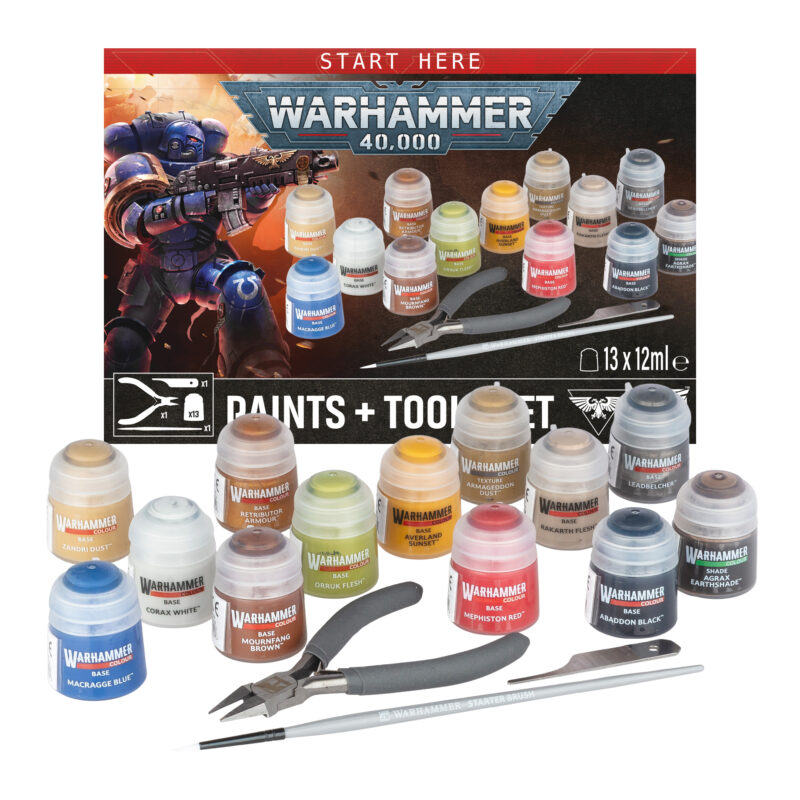 Warhammer 40,000: Paint and Tools Set / 60-12